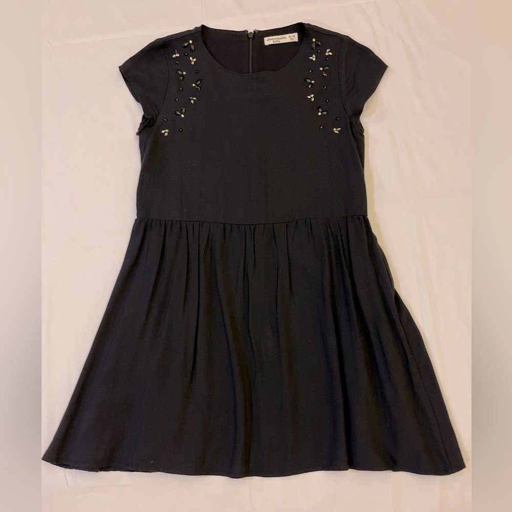 Abercrombie Kids Black Embellished Dress – Size 13/14 Girls